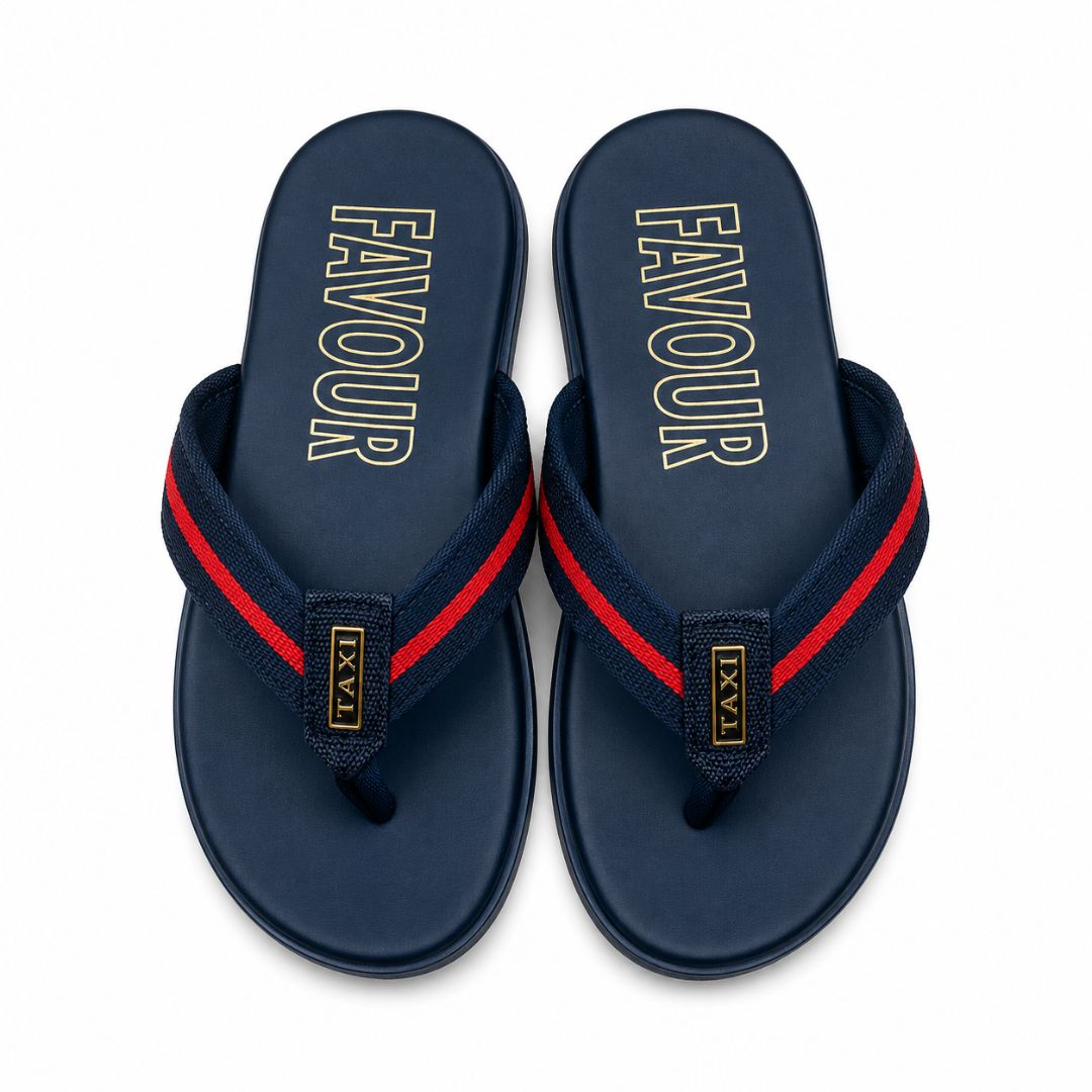 Mens Sporty Webbing Strap Thong Sandals